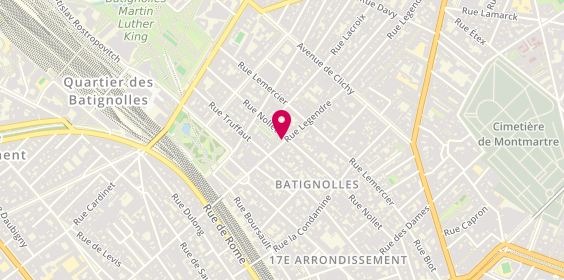 Plan de Pharmacie Legendre, 79 Rue Legendre, 75017 Paris