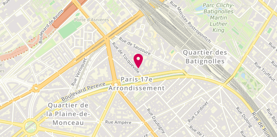 Plan de Pharmacie Bouhnik, 120 Rue de Tocqueville, 75017 Paris