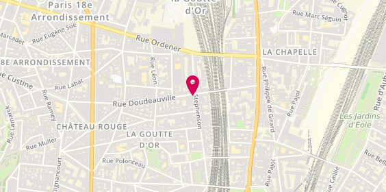 Plan de Pharmacie 25, 25 Rue Doudeauville, 75018 Paris