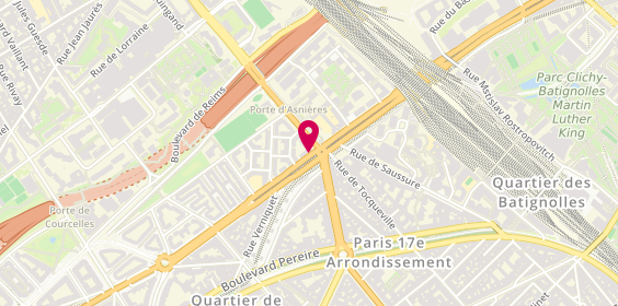 Plan de Pharmacie de la Porte d'Asnières, 96 Boulevard Berthier, 75017 Paris