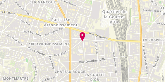 Plan de Pharmacie Principale M.H.B, 61 Rue des Poissonniers, 75018 Paris