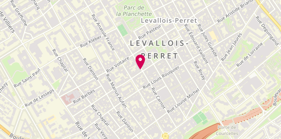 Plan de Pharmacie Carnot, 57 Rue Carnot, 92300 Levallois-Perret