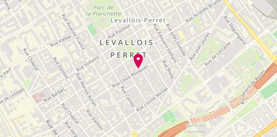 Plan de Pharmacie Trébois, 35 Rue Trébois, 92300 Levallois-Perret