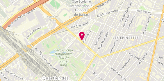 Plan de FROMENTIN Marie, 182 avenue de Clichy, 75017 Paris