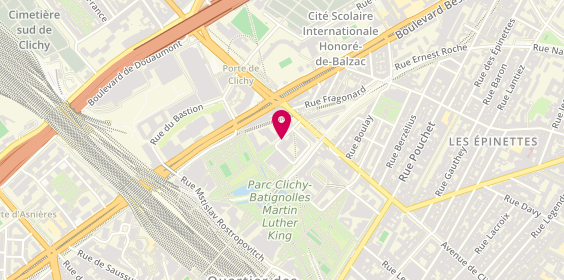 Plan de Pharmacie des Jardins du Palais, Mme Sabine Haziza
5 Rue Gilbert Cesbron, 75017 Paris