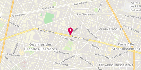 Plan de Pharmacie 130 Ordener, 130 Rue Ordener, 75018 Paris