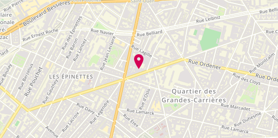 Plan de GRANDE PHARMACIE DU 102, Paris 18, 234 Rue Championnet, 75018 Paris