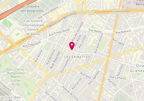Plan de Pharmacorp, 58 Rue de la Jonquière, 75017 Paris
