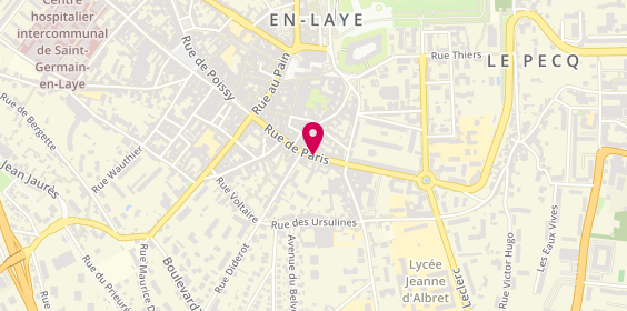 Plan de Pharmacie Laredo, 56 Rue de Paris, 78100 Saint-Germain-en-Laye