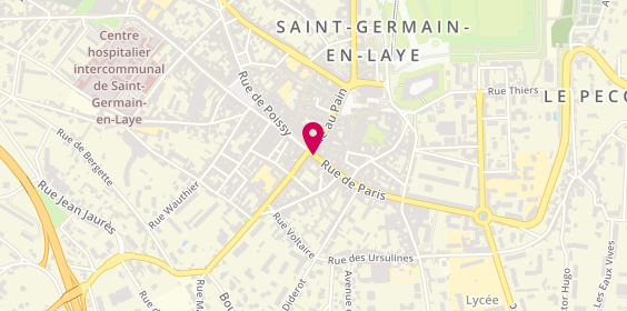 Plan de SELURL Pharmacie Auge, 6 Rue de Paris, 78100 Saint-Germain-en-Laye