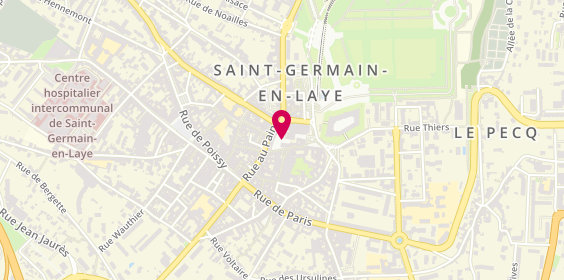 Plan de Pharmacie de la Gare, 64 Rue au Pain, 78100 Saint-Germain-en-Laye