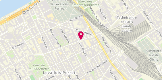 Plan de Pharmacie Raspail J Chekroun, 101 Rue P Vaillant Couturier, 92300 Levallois-Perret