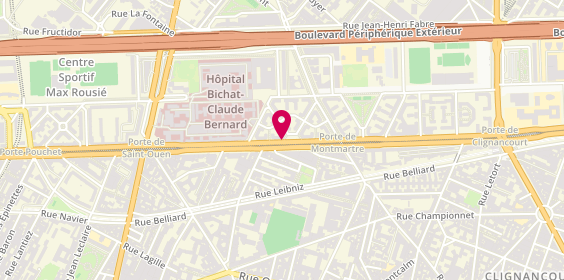 Plan de Pharmacie Bichat, M Serge Maarek
156 Boulevard Ney, 75018 Paris