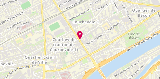 Plan de Pharmacie Sun, 36 Boulevard Verdun, 92400 Courbevoie