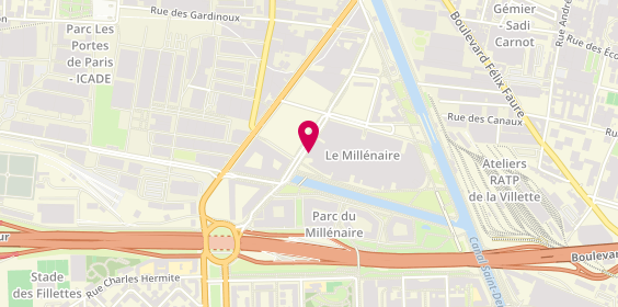 Plan de Pharmacie du Millénaire, Zone Aménagement 
23 Rue Madeleine Vionnet, 93300 Aubervilliers