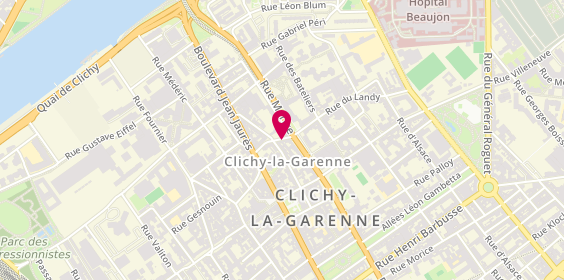 Plan de Pharmacie du Landy, 12 Rue du Landy, 92110 Clichy