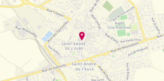 Plan de Pharmacie Hans, 31 Rue du Chanoine Boulogne, 27220 Saint-André-de-l'Eure