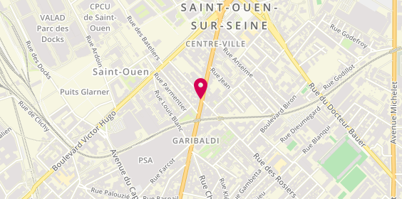 Plan de Pharmacie du Centre, 50 Bis Avenue Gabriel Péri, 93400 Saint Ouen