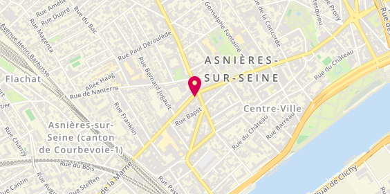 Plan de Grande Pharmacie Commerciale d'Asnières, 43 Rue Galliéni, 92600 Asnières-sur-Seine