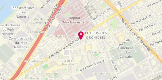 Plan de Pharmacie de l'hôpital, 440 Avenue de la République, 92000 Nanterre