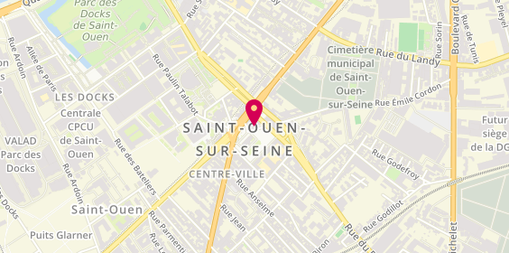 Plan de Pharmacie de la Mairie, 1 Rue d'Alembert
5 Place Place de la Republique, 93400 Saint Ouen