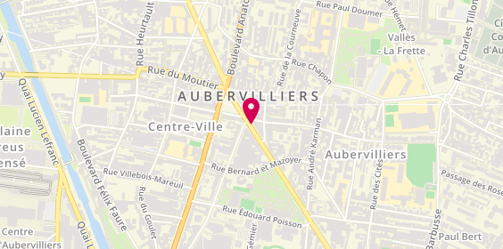 Plan de Azzoulai Lambez Pharmacie, 1 Avenue de la Republique, 93300 Aubervilliers