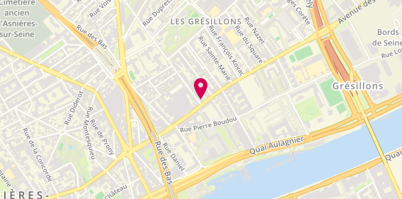 Plan de Pharmacie des Gresillons, 47 avenue des Grésillons, 92230 Gennevilliers