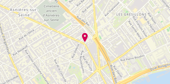 Plan de Pharmacie du Métro, 1 Rue Renan
62 Boulevard Voltaire, 92600 Asnières-sur-Seine