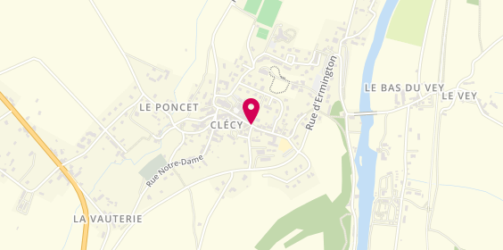 Plan de Pharmacie de Clécy, Rue de la Poste, 14570 Clécy