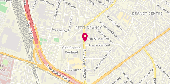 Plan de Pharmacie Estop, 89 Rue Roger Salengro, 93700 Drancy