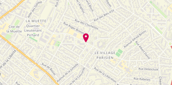 Plan de Pharmacie du Bois de Groslay, 41 Rue des Bois de Groslay, 93700 Drancy