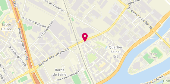 Plan de PHARMACIE DE LA GARE DES GRÉSILLONS I Asnières 92, 276 avenue des Grésillons, 92600 Asnières-sur-Seine