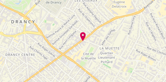 Plan de Pharmacie Principale de Drancy, 160 avenue Henri Barbusse, 93700 Drancy