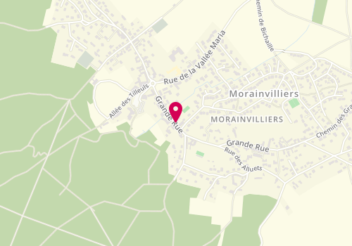 Plan de Pharmacie de Morainvilliers, 36 Grande Rue, 78630 Morainvilliers