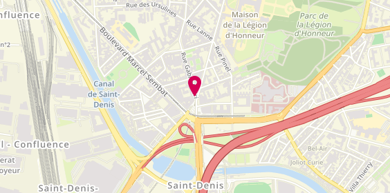 Plan de Djokovic Jean Paul, 3 Rue Gabriel Péri, 93200 Saint-Denis