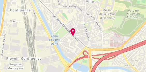 Plan de Aprium Pharmacie du Square, 13 Boulevard Marcel Sembat, 93200 Saint-Denis