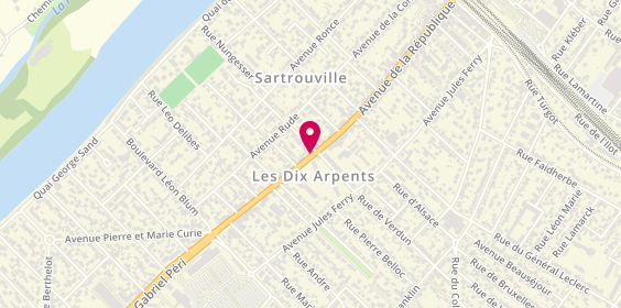 Plan de Pharmacie des Arpents, 140 Avenue de la Republique, 78500 Sartrouville