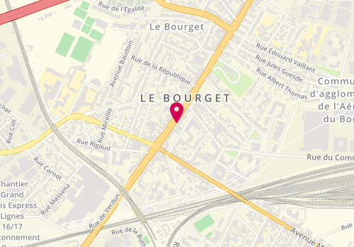 Plan de Pharmacie Principale, 50 Avenue de la Division Leclerc, 93350 Le Bourget