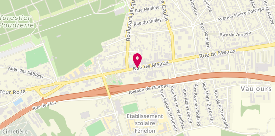Plan de Pharmacie Mataga, 72 Rue de Meaux, 93410 Vaujours