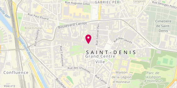 Plan de SELAS Grande Pharmacie Centrale, 36 Rue République, 93200 Saint-Denis
