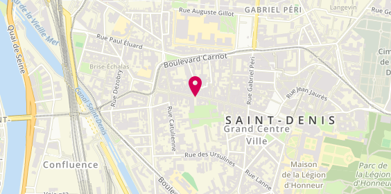 Plan de SELAS Pharmacie de la République, 71 Rue de la République, 93200 Saint-Denis