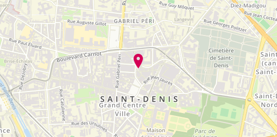 Plan de Pharmacie du Centre Basilique, Centre Commercial 
1 Place de la Halle, 93200 Saint-Denis