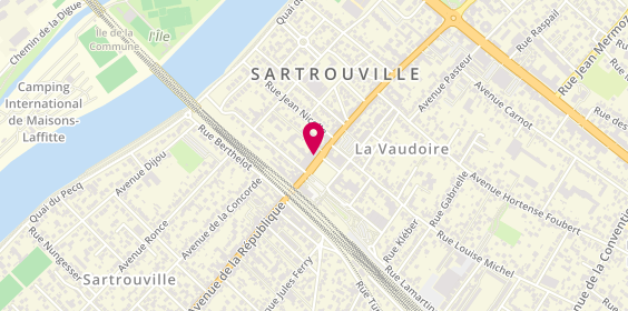 Plan de Pharmacie de la Gare, 74 avenue Jean Jaurès, 78500 Sartrouville