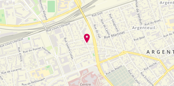 Plan de Pharmacie Croix Duny, 156 Rue Antonin Georges Belin, 95100 Argenteuil