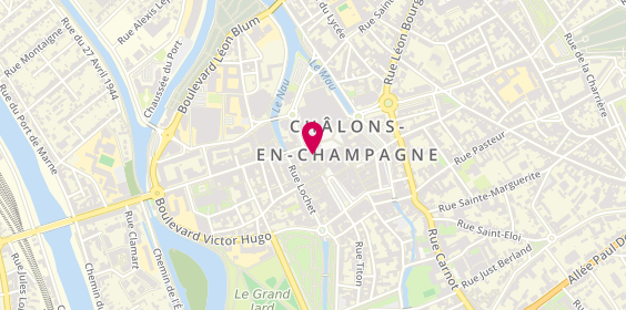Plan de Pharmacie Lafayette Centrale, 8 Rue des Lombards, 51000 Châlons-en-Champagne