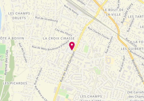 Plan de Pharmacie Vignal, 1 Place E Imbs, 95240 Cormeilles-en-Parisis