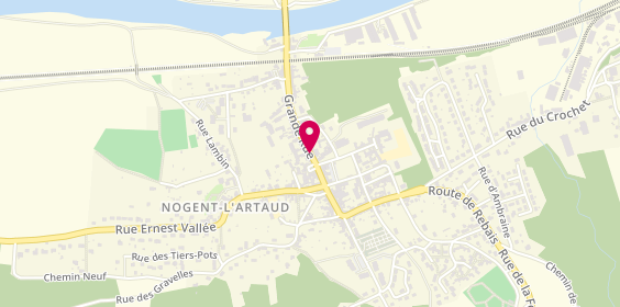 Plan de Pharmacie de Nogent, 41 Grande Rue Grande Rue, 02310 Nogent-l'Artaud