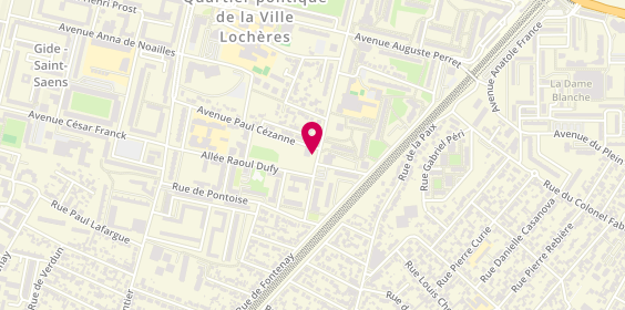 Plan de Pharmacie Vidal, 9 Rue Vincent Van Gogh, 95200 Sarcelles