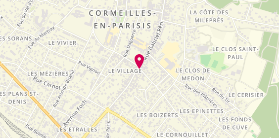 Plan de Pharmacie Centrale E Guitton Rapaud, 44 Rue Gabriel Péri, 95240 Cormeilles-en-Parisis