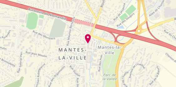 Plan de Pharmacie du Centre, 89 Route de Houdan, 78711 Mantes-la-Ville